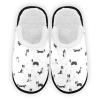 Umidedor Cute Dog Border Collie Slippers for Women Girls, Soft Memory Foam Non-Slip Indoor House Slippers Home Shoes for Bedroom Hotel Travel Spa view 1