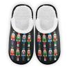 Umidedor Christmas Nutcracker Soldier Mens Slippers, Soft Memory Foam Non-Slip Indoor House Slippers Home Shoes for Bedroom Hotel Travel Spa view 1