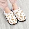 Umidedor Gold Dogs Mens Slippers, Soft Memory Foam Non-Slip Indoor House Slippers Home Shoes for Bedroom Hotel Travel Spa view 4