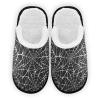 Umidedor Spider Web Slippers for Women Girls, Soft Memory Foam Non-Slip Indoor House Slippers Home Shoes for Bedroom Hotel Travel Spa view 1