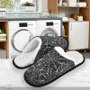 Umidedor Spider Web Slippers for Women Girls, Soft Memory Foam Non-Slip Indoor House Slippers Home Shoes for Bedroom Hotel Travel Spa view 3