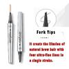 5 Colors Hair-like Strokes Eyebrow Pen, Mimics Natural Eyebrow Liquid Microfilling, Eye Brow Makeup by Linble (#2 Deep Brown) view 3