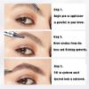5 Colors Hair-like Strokes Eyebrow Pen, Mimics Natural Eyebrow Liquid Microfilling, Eye Brow Makeup by Linble (#2 Deep Brown) view 4