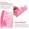 Lurrose 8pcs Pink Fingernail Brush Set Stiff Nail Brush for Cleaning Nail Art Dust Cleaner Hand and Pink Manicure Care Tool view 4