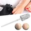 Foot Nail Drill Bit Round Head, Stainless Steel Pedicure Cone Bit, Feet Filing Nails Bits Pedicure Drilling Bits Foot Calluses Sanding Polishing Head for Cracked Skin Corns Callus view 3