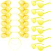 12 Pcs Pom Pom Headband Tinsel Wrapped Ponytail Headband with Heart Sunglasses Costume Halloween Cosplay Hair Party Accessory(Yellow) view 1