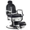 BarberPub Heavy Duty Metal Vintage Barber Chair All Purpose Professional Hydraulic Reclining Salon Beauty Spa Chair Styling Equipment 8730 (Blcak) view 1