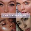 NOOEPC 660Pcs Resin Face Gems Hair Gems, 3/4/5/6 mm DIY Self-Adhesive Rhinestones, Pearl/Clear Rhinestone/Ab Rhinestone for Makeup, Crafts view 2