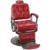 BarberPub Heavy Duty Metal Vintage Barber Chair All Purpose Reclining Hydraulic Pump Salon Beauty Spa Chair Hair Styling Equipment 9218 (Red) view 1