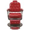 BarberPub Heavy Duty Metal Vintage Barber Chair All Purpose Reclining Hydraulic Pump Salon Beauty Spa Chair Hair Styling Equipment 9218 (Red) view 4