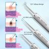 Professional Facial Blackhead Remover Tweezers,Extractor Acne Removal Kit Pimple Popper Tool, Clip for Whiteheads, Acne Clip, Ingrown Hairs Tweezers, Blackheads Remover Extractor, Stainless Steel view 3