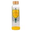 Harry Potter Water Bottle Glass (500ml) (Proud Hufflepuff) view 1