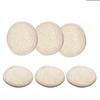 6 Pack Natural Exfoliating Facial Loofah Facial Pads Natural Luffa Material Resuable Exfoliating loofah Scrubber Rounds Eco Friendly for Men Women Face Cleansing and Makeup Removal view 1