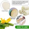 6 Pack Natural Exfoliating Facial Loofah Facial Pads Natural Luffa Material Resuable Exfoliating loofah Scrubber Rounds Eco Friendly for Men Women Face Cleansing and Makeup Removal view 4
