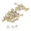 Jeanoko 50PCS 7mm DIY Silver Round Claw A Grade Crystal Rhinestones Sticker Ornamental Craft Crystals for Crafts Clothes Shoes Costume and Decoration (7mm) view 4