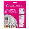 Americanails Mini Acrylic Nail Training Mat - Beginners Silicone Trainer Sheet, Apply Acrylic Nails with Flexible Roll Up Pad Template, Worksheet for Acrylic Fingernails & Nail Technology view 1