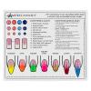 Americanails Mini Acrylic Nail Training Mat - Beginners Silicone Trainer Sheet, Apply Acrylic Nails with Flexible Roll Up Pad Template, Worksheet for Acrylic Fingernails & Nail Technology view 2