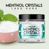 Three Drops of Life Menthol Crystals, Natural Mentha Arvensis, Aromatherapy for Shower Steamers, Humidifiers, Room Freshener or Addition for Cosmetics and Blends (4oz) view 2