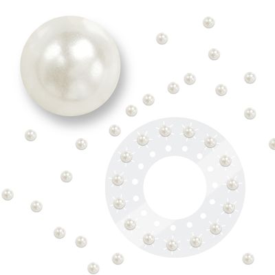 blinger Shimmer Collection Refill Pack - Ivory Cream Pearls | 5 mm