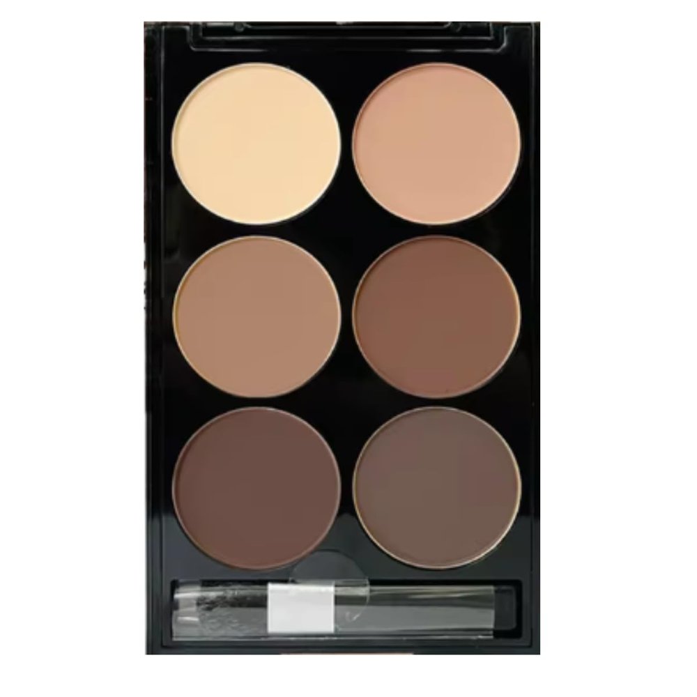 Biss Contouring Powder Palette (6 colors) (02 Medium to Bronzed)