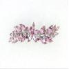 Faship Gorgeous Pink Rhinestone Crystal Small Flower Barrette Clip view 2