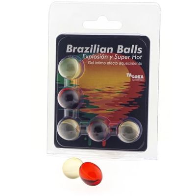 5 BRAZILIAN BALLS EXPLOSION DE AROMAS EXCITING GEL EFECTO SUPERCALENTAMIENTO