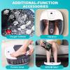 ECARBME Foot Spa Bath Massager with Heat, Foot Bath with 22 Massage Rollers, Temperature Control, Jets, Bubbles, Epsom Salt and Vibration, Foot Soaking Tub for Relaxation - Grey view 4