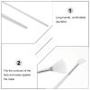 KALLORY 2pcs Quality Material Facial Mask Brush Soft Fan Shaped Beauty Tool Long Handle Easy to Clean view 3