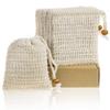 Ycolama Soap Bags Mesh Exfoliating 8 Pieces, 100% Natural Sisal Soap Pouch Savers for Shower Use Like Massaging and Scrubbing(5.9  3.9inches) view 1