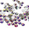 homeemoh 1440pcs 4.8mm Flatback Rhinestones, 3D Glass Crystal Glitter Gems for Nail Art Decoration Dress Making DIY Craft,Crystal AB view 1
