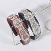 Baroque Full Rhinestone Headband Hair Accessories Women Shiny Crystal Prom Hairbands Boutique Hair Hoop Black view 4