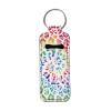 Baxinh Neoprene Chapsticks Holder for Lipstick, Lip Balm Gloss Holder for Women Lippy Clip Chapstick Keychain Car Keychain with Tie Dye Leopard view 1