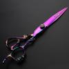 7 inch scissors / 19 cm black/gold/silver professional hairdressers trim hair and trim hair sharp high hardness stainless steel scissors set (7inch-E) view 4