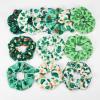 12pcs St Patrick's Day Hair Scrunchies Green Shamrock Leaves Leprechaun Hat Irish Hair Ties for Girls Women Soft Hair Accessories Gifts view 2