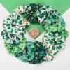 12pcs St Patrick's Day Hair Scrunchies Green Shamrock Leaves Leprechaun Hat Irish Hair Ties for Girls Women Soft Hair Accessories Gifts view 3