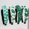 Ardorchid St. Patricks Day Headbands for Women Girls Teens Green Shamrock Leaf Hat Hairbands Non Slip Knotted Hair Accessories Elastic Hair Hoop Elastic Headwraps view 2