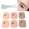 Eye Practice Skin, 3 Pairs 3D Silicone Fake Eye Practice Skin Makeup Face Board Microblading Supplies Eyebrow Practice Skin for Beginners and Makeup Artists Students view 2