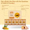 NutriGlow NATURAL'S Ubtan Facial Kit For Glowing Skin, Tan Removal With Haldi & Chandan, 60gm view 2
