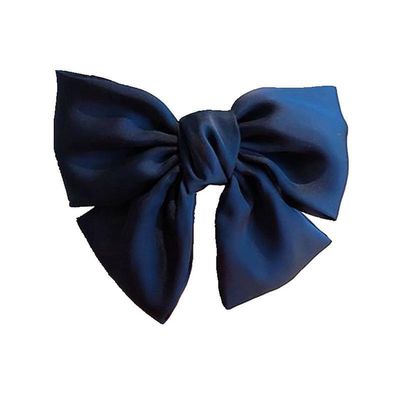 ROWAGY Large Ribbon Bow Hair Clip for Women Silky Satin Bowknot Handmade Teen Girls Hair Accessories Hairpins Barrettes