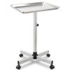 Salon Seor Salon Tray Cart,Instrument Tattoo Trolley Tray with Wheels Adjustable Height,Height Adjustble Hair Color Storage Tray Cart view 1