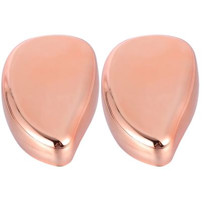 Healifty 2pcs Nano-Glass Foot File for Dead Skin Removal Exfoliator Tool for Pedicure and Easy to Clean for Home and Golden Finish