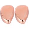 Healifty 2pcs Nano-Glass Foot File for Dead Skin Removal Exfoliator Tool for Pedicure and Easy to Clean for Home and Golden Finish view 1