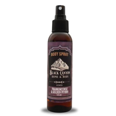 Black Canyon Frankincense & Golden Myrrh Scented Body Spray, 4 Oz