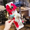 ROWAGY Cute Christmas Bows Hair Clip for Women Nightmare Before Gift Bowknot Handmade Teen Girls Hair Accessories Hairpins Barrettes view 2