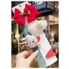 ROWAGY Cute Christmas Bows Hair Clip for Women Nightmare Before Gift Bowknot Handmade Teen Girls Hair Accessories Hairpins Barrettes view 1