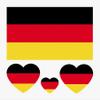 10 Sheets Germany Flag 2022 World Cup Temporary Face Tattoos Stickers40 Pcs Football National Flag Removable Fake Tattoos, For Men Kids Women (Germany) view 1