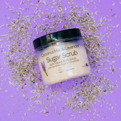 Coconut Milk & Lavender Demerara & Golden Sugar Body & Face Scrub