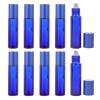 Zerodeko 10pcs Roller Bottles Portable Glass Containers Smooth Rolling for Daily Use and Travel Shockproof Design Elegant view 1