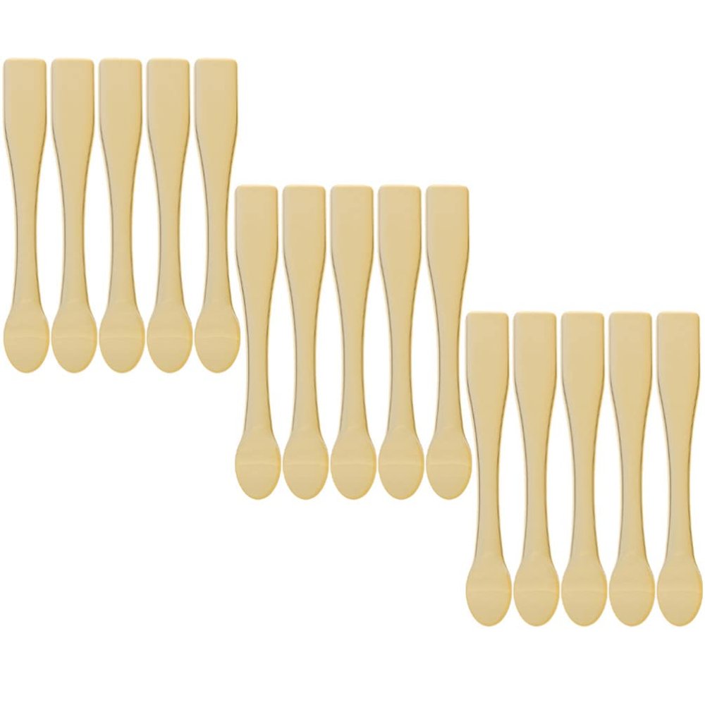 minkissy 15pcs Multi-function Cosmetic Spoons for Cream Sampling Abs Makeup Tool for Mixing and Applying Skin Care Products for Home and Salon Use