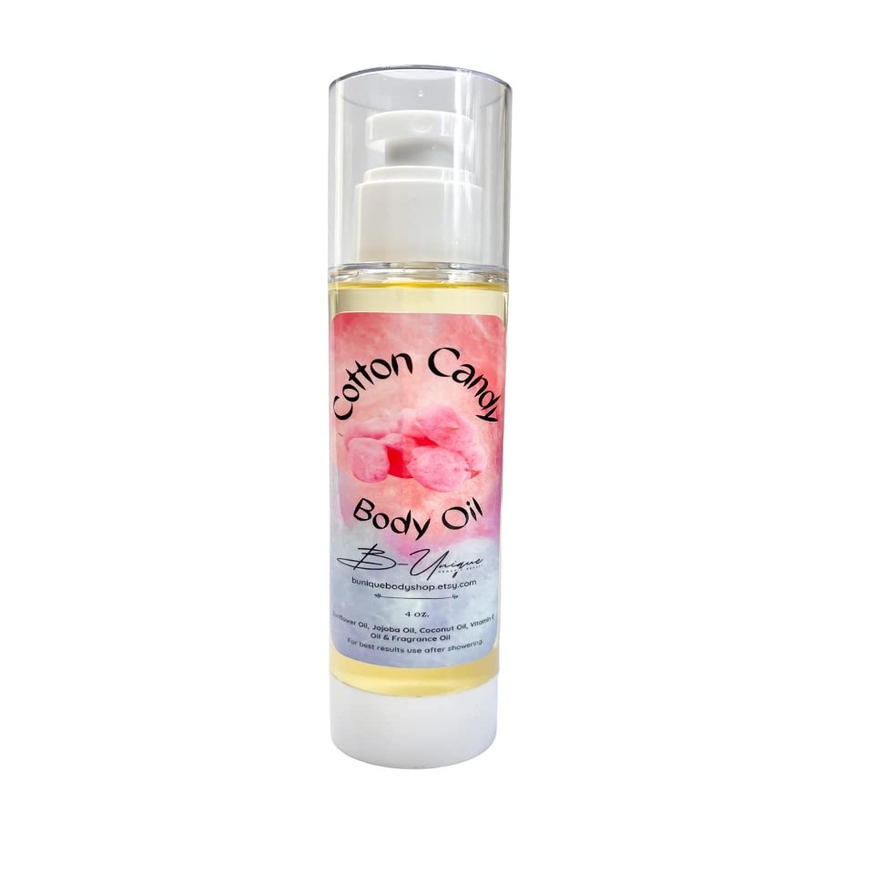 B-Unique Cotton Candy Moisturizing Body Oil